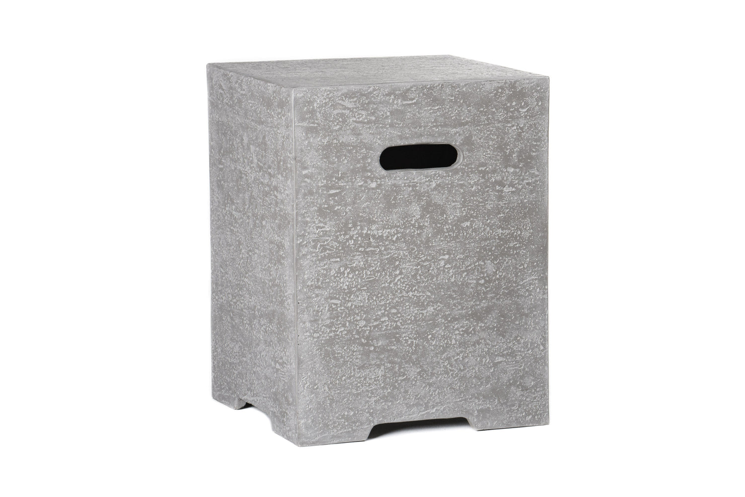 tabouret en béton brut