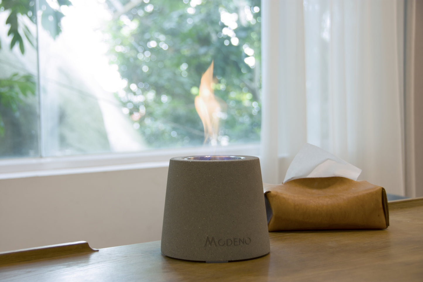 SET DE 2 CHIMENEAS DE MESA + 2 BIOETANOL