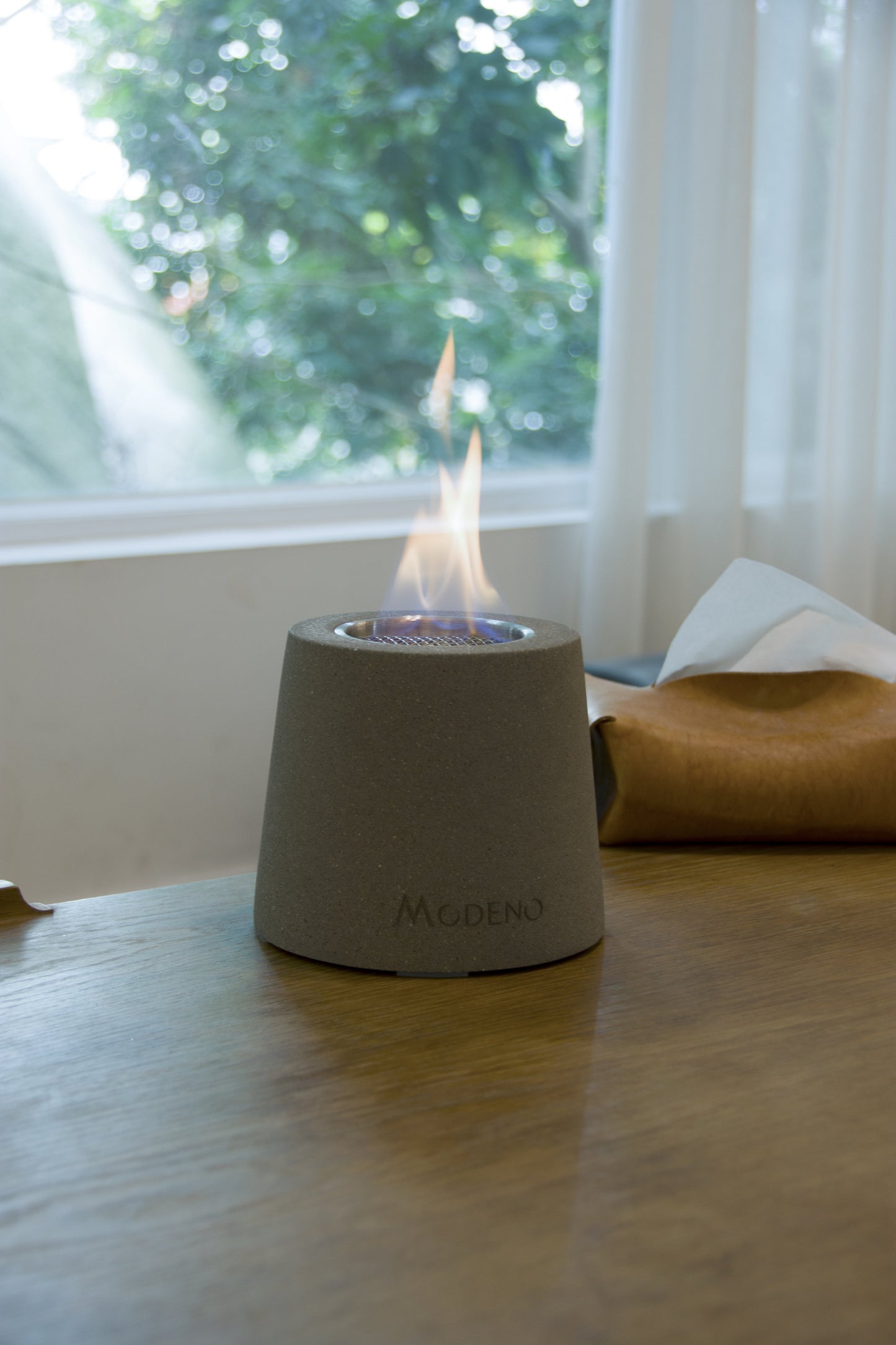 SET DE 2 CHIMENEAS DE MESA + 2 BIOETANOL