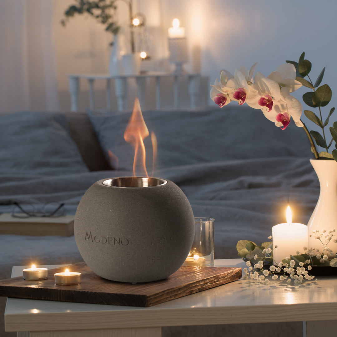 SET DE 2 CHIMENEAS DE MESA + 2 BIOETANOL