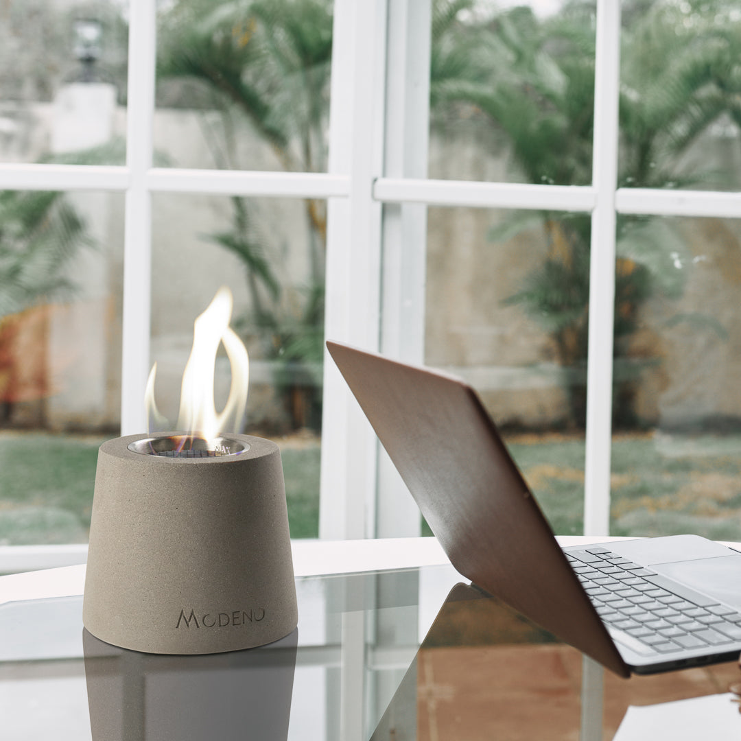 JUEGO DE 4 CHIMENEAS DE MESA