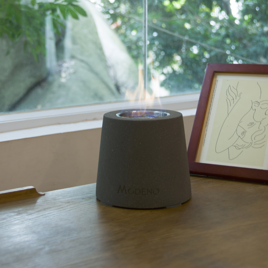 JUEGO DE 4 CHIMENEAS DE MESA 