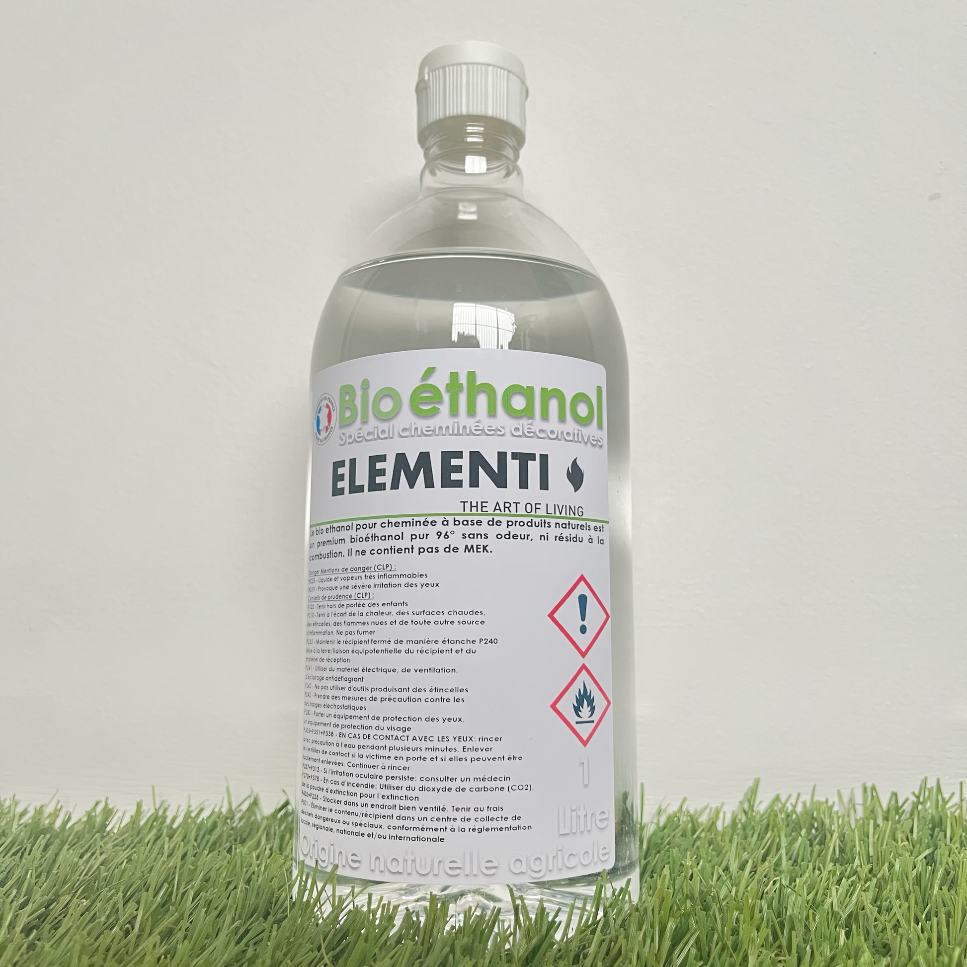Vente bioethanol : achat bio ethanol liquide pour cheminée sans odeur